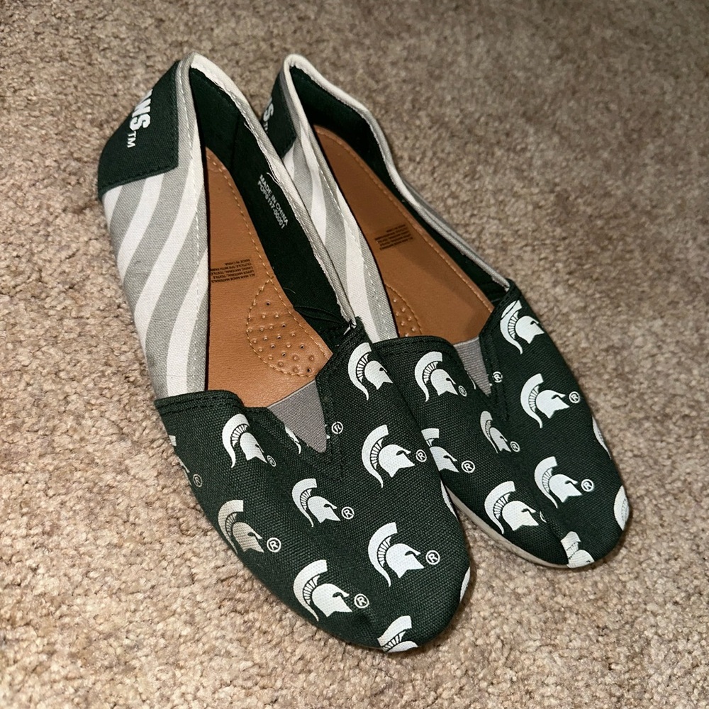Women’s Michigan State canvas shoes